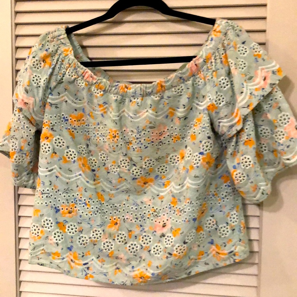 Anthropologie Crop Top Sz M